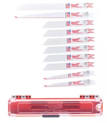 Coffret 10 lames scie sabre universelles SAWZALL